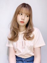 アイティーバイアルバム 松戸店(IT by ALBUM)&nbsp;レイヤーワンカール_カーキグレージュフェザーバング_8640