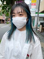 ネルケ 立川(nelke)&nbsp;インナーブルー　× 韓国風レイヤー