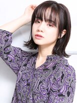 クラッチムク 博多口(CLUTCH muk.)&nbsp;大人可愛い２０代３０代４０代小顔暗めカラー 外ハネボブ A4