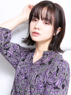 クラッチムク 博多口(CLUTCH muk.) 大人可愛い２０代３０代４０代小顔暗めカラー 外ハネボブ A4