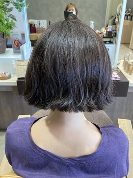 ヘアーアンドビューティーショップ エボルティー(hair&beauty shop EvoLuty) 癖毛を活かしたボブヘア