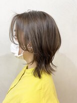 ネックス 表参道本店(nex)&nbsp;【nex 表参道】白髪ぼかし ハイライト ウルフボブ 齋藤