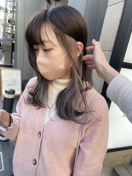 デイジー(Daisy) 天神 大名 インナーカラー ホワイトベージュ