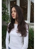 外国人風ラフレイヤーロング
