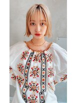 アルテ(ARTE) 【ARTE表参道/青山】韓国風顔まわりレイヤー×ベージュカラー