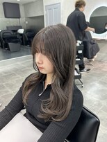 ジーニー 千葉(GENiE)&nbsp;韓国くびれ/レイヤー/グレーベージュ/顔周り/千葉駅【白井愛海】