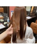 #酸性縮毛矯正#エアーストレート#ストレート#艶感