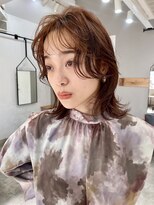 ユイル(Uil) 似合わせ小顔ミディアム× ゆるめパーマ