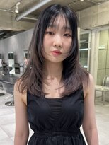 ダブ アオヤマ(DaB AOYAMA)&nbsp;レイヤーカット×グレージュバレイヤージュ