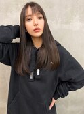 【ROSE】艶髪ストレート_髪質改善カラー_ロング