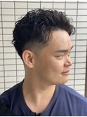 #ベリーショート#ダークアッシュ#ニュアンスパーマ#韓国マッシュ