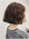 ボブパーマスパイラルパーマプードルパーマレディース奥東 巧真