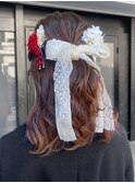 卒業式ヘアセット/成人式ヘアセット/成人式着付け/卒業式着付け