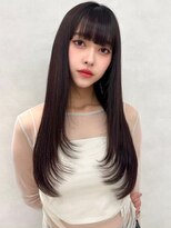 エジョン 三鷹店(Aejon) レイヤーロング/ヘルシースタイル/韓国ヘア/ベビーピンク/吉祥寺