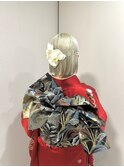 ボブでも可愛く＊成人式.卒業式アレンジ/着付け