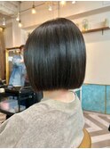 ウェーブミディアム似合わせカットメルティカラー縮毛矯正北千住