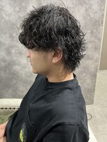 コアークリップ 緑町店(CORE CLIP)&nbsp;波巻きパーマ×マッシュウルフ