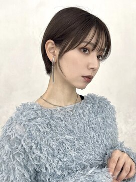 ラックスビー 鹿児島店(LUXBE) イメチェン大人ショートくびレイヤーエモージュ似合わせカット