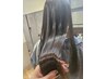 ▼カラーしながら髪質改善▼カット+質感再整カラー￥10500