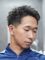 ノーエン(noen)&nbsp;ビジネスショートメンズマッシュツイストパーマツーブロック