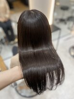 ジーナ 博多筑紫口(Zina) ダークブラウン×TOKIOトリートメント/YURI/博多美容室