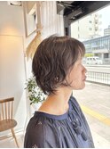 レイヤーボブ×パーマ