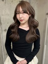 ソル ジングウマエ(SOL JINGUMAE) mayu//柔らかショコラグレージュブラウンベージュウェーブ韓国風