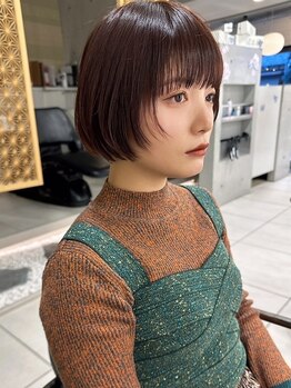 アフェクションカナヤマ(AffECTION kanayama)の写真/【金山徒歩4分】オトナお洒落女子には欠かせない顔回りを理想のスタイルに仕上げます◎
