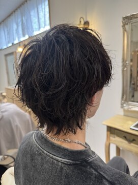 アクシュ(aqush) メンズウルフ×シャドウパーマ