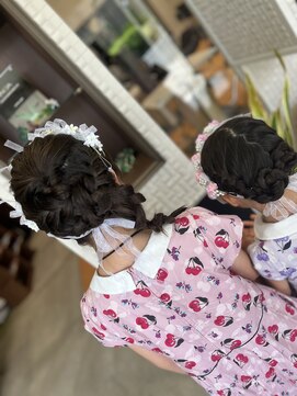 リップルクォート(LIPPUL QOT) 編み込みアレンジ