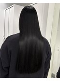 黒髪ロング髪質改善ボブ縮毛矯正レイヤー20代30代40代[表参道]