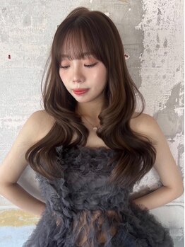 ムージー(moug)の写真/【袋町・本通】色落ちしても暗髪の可愛いカラーが叶う♪残った色味を生かしたカラーも◎韓国/髪質改善