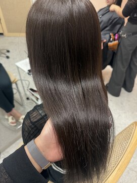 天神美容室 【本松美咲】オリーブグレージュ
