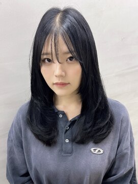 ジーナ 池袋(Zina) 髪質改善/ブルーブラック/暗髪/黒髪/暗染/池袋美容院/