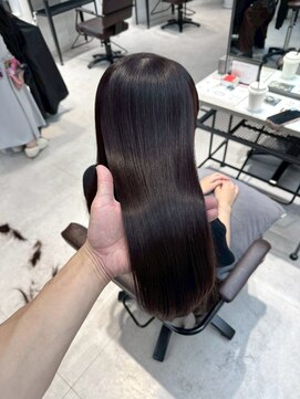 シェノン 梅田(CHAINON) 梅田/クラゲヘアー/オリーブグレー/小顔/ココアベージュ