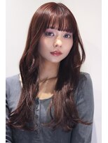 ファイン 滝川店(Fine)&nbsp;10代20代30代　艶感ココアベージュ　レイヤーロング