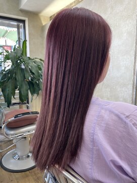 ヘアアンドメイク アリス(hair&make ALICE produce by COLT) ロング　ピンクベージュ