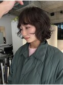 ミニボブレイヤー/レイヤーカット/ウォームベージュ/前髪/表参道