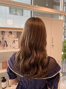 ルルバイアズール 草加店(LULU by azule) ダブルカラー,ミルクティーベージュ,,ツヤカラー【草加】