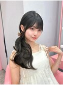 ガーリー前髪/渋谷レイヤー/垢抜けヘア/渋谷美容室/レイヤー