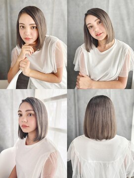 ラピス 新宿店(Lapis) 白髪カバー × 上質ツヤミディ[新宿/新宿駅/新宿]