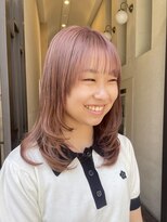 アオ(AO。)&nbsp;顔周りレイヤー/顔周りカット/ベージュカラー/