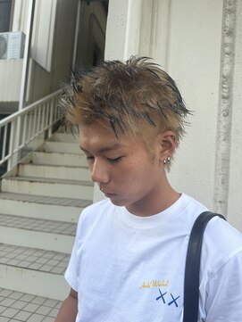 ファンド 千葉(fand) スパイキーショート×ブラックエンドカラー★