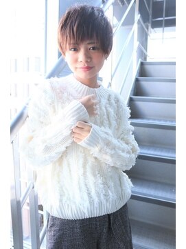 ヘアサロンエムフィス 池袋東口(HAIR SALON M Fe's) 【冬スタイル♪】ショートバング☆ナチュラルショート