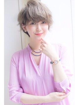 ロンドアベニール 北千住(Lond avenir) 【lond 本田奈穂美】グレージュ☆柔らかショートスタイル