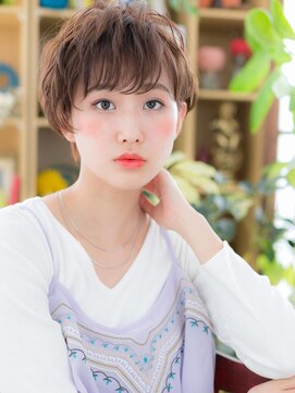 カバーヘア ブリス 戸田公園西口店(COVER HAIR bliss) ナチュラルカラーくせ毛風マッシュウルフ戸田公園20代30代40代b!