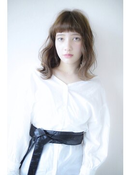 リアン(Lien) Lien☆アッシュブラウン×アッシュベージュ×外ハネボブ