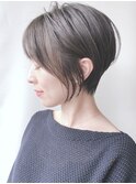 【モリオ原宿】黒髪くびれショートボブ耳かけ前髪あり