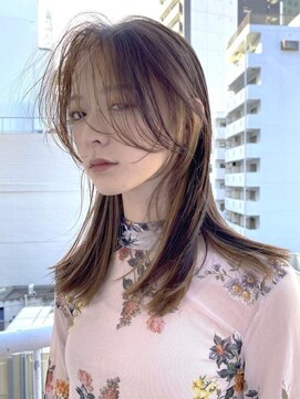 アルテペロ(arte pelo) 【arte pelo】フェイスフレーミング/センターパート/セミロング