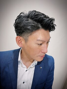 ヒロギンザ 六本木店(HIRO GINZA) ビジネスパーマ　メンズショート　六本木